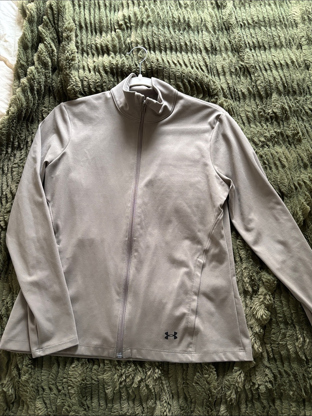 Under Armour Women's Light Taupe Full-Zip Jacket